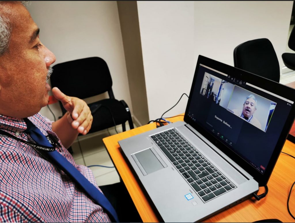 La Defensa Pública lanza un sistema de videoconferencia instalado con el apoyo de USAID Honduras